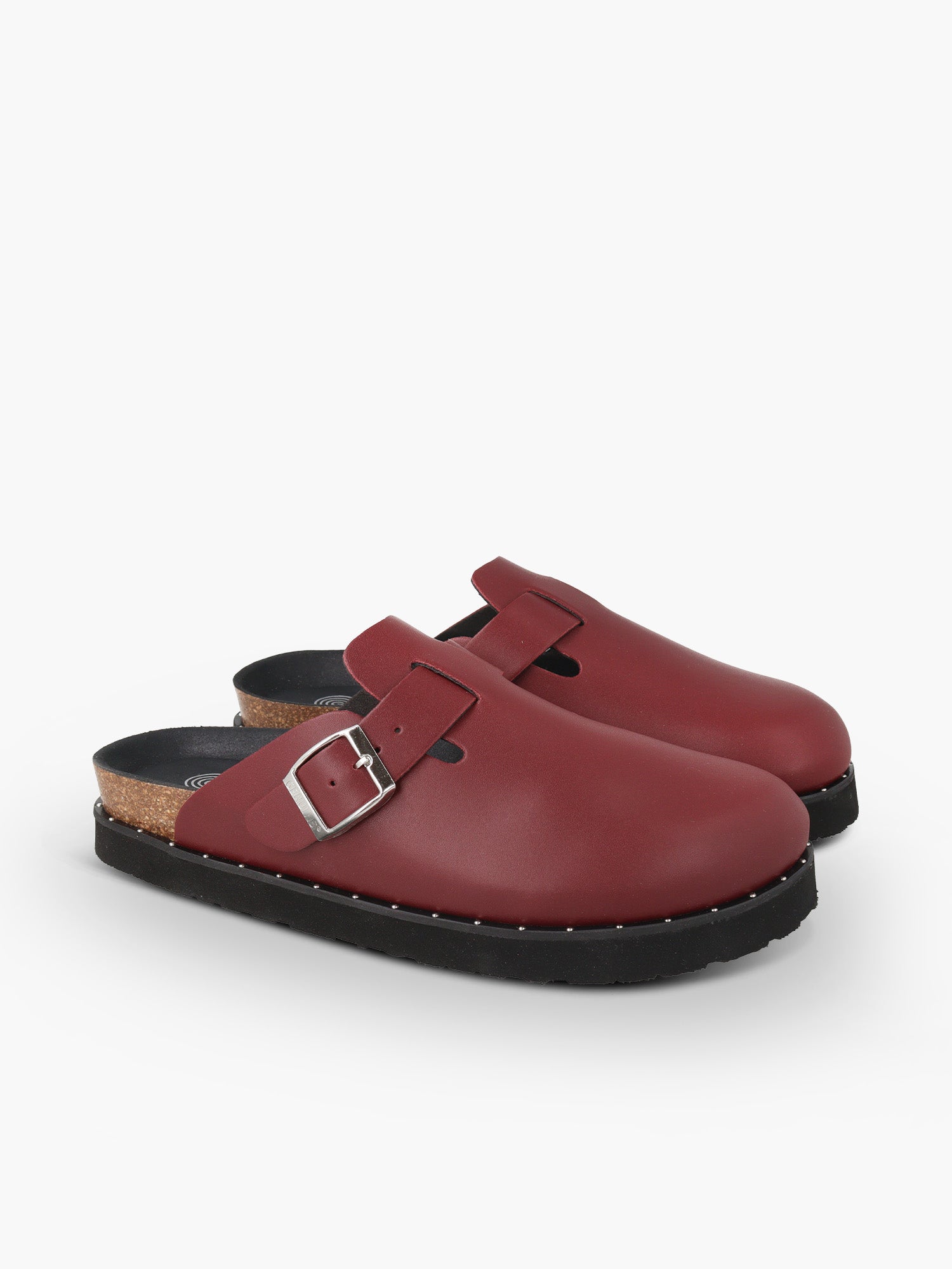 RIVA VEGAN STUDS BURGUNDY