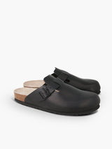 RIVA OILED LEATHER BLACK WOMAN