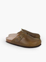 RIVA OILED LEATHER KAKI WOMAN