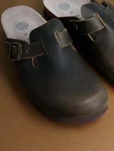RIVA OILED LEATHER KAKI WOMAN