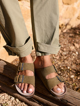 Genuins Honolulu Lead Velour kaki