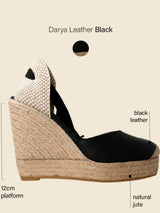 DARYA LEATHER BLACK